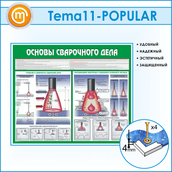 Стенд «Основы сварочного дела» (TM-11-POPULAR)