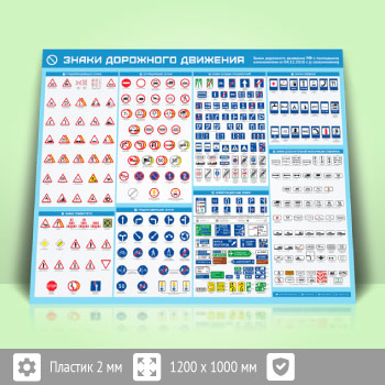 Стенд «Знаки дорожного движения» (AV-04-ECONOMY)