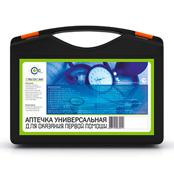 Аптечка универсальная (Антистресс) - пластиковый чемодан